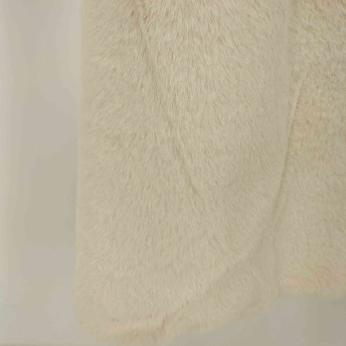 YU QIAN NIAN Rabbit Faux Eco-Fur Coat ラビットフェイクエコファーコート レディース