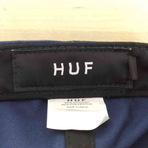 ハフ HUF ロゴ刺繍6パネルキャップ メンズ ONE SIZE