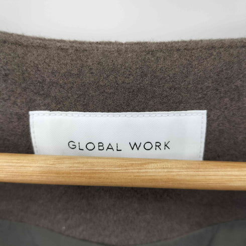 グローバルワーク GLOBAL WORK ノーカラーコート レディース JPN:L