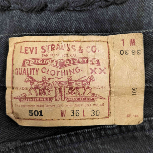リーバイス Levis デニムリメイクハーフパンツ メンズ W36 L30