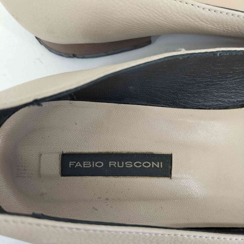 ファビオルスコーニ FABIO RUSCONI イタリア製 レザーパンプス レディース EUR:37