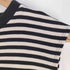 セオリー theory CLINTON STRIPE PERFECT MU ボーダー クルーネック ノースリーブ トップス レディース JPN:S