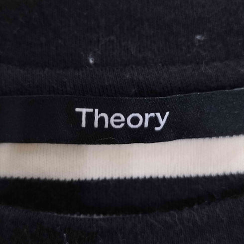 セオリー theory CLINTON STRIPE PERFECT MU ボーダー クルーネック ノースリーブ トップス レディース JPN:S