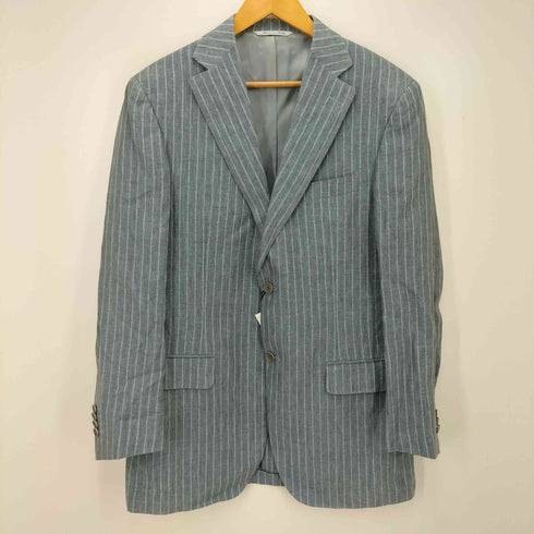 カナーリ CANALI イタリア製2B背抜きリネンテーラードジャケット メンズ 48