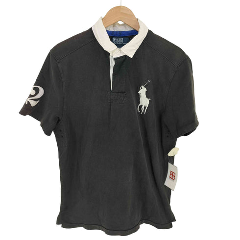 ポロバイラルフローレン Polo by RALPH LAUREN CUSTOM FIT ビッグポニー刺繍 S/Sラガーシャツ メンズ import:L