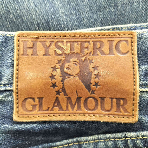 ヒステリックグラマー HYSTERIC GLAMOUR SP加工COLLAGE pt デニムスリムストレートPT メンズ W28L32