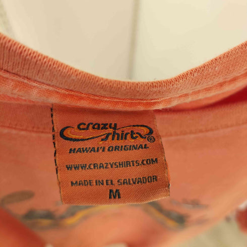 クレイジーシャツ CRAZY SHIRTS 両面猫プリントTシャツ ボート Hawaii メンズ import:M