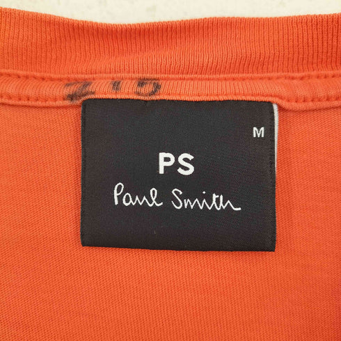 ピーエスポールスミス PS Paul Smith ANGEL RING ZEBRA プリント オーガニックコットンTシャツ メンズ import:M
