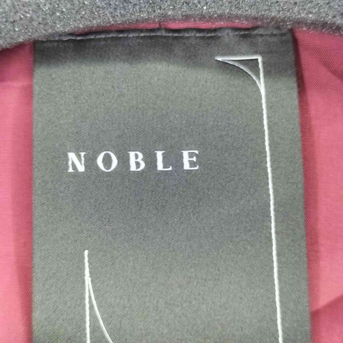 ノーブル Noble リバーオーバーカラーミディコート レディース 36