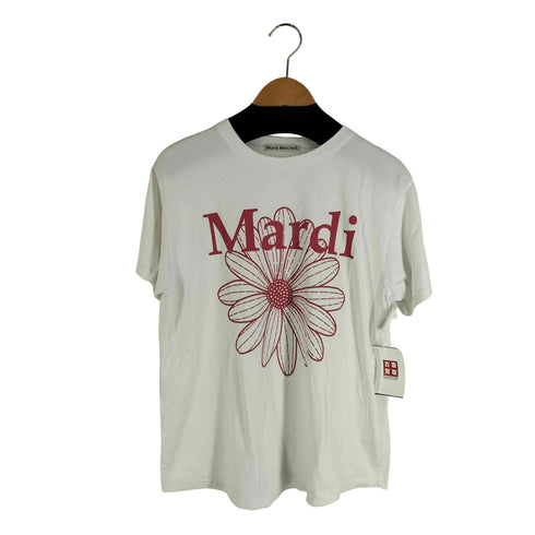 マルディメクルディ Mardi Mercredi デザインプリントクルーネックカットソー レディース