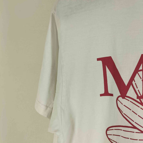 マルディメクルディ Mardi Mercredi デザインプリントクルーネックカットソー レディース