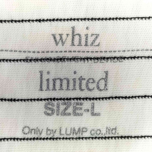 ウィズリミテッド WHIZ LIMITED サイドサーマル切替 ストライプ Tシャツ メンズ JPN:L