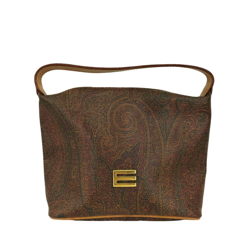 エトロ ETRO ペイズリー柄 ミニレザーハンドバッグ レディース
