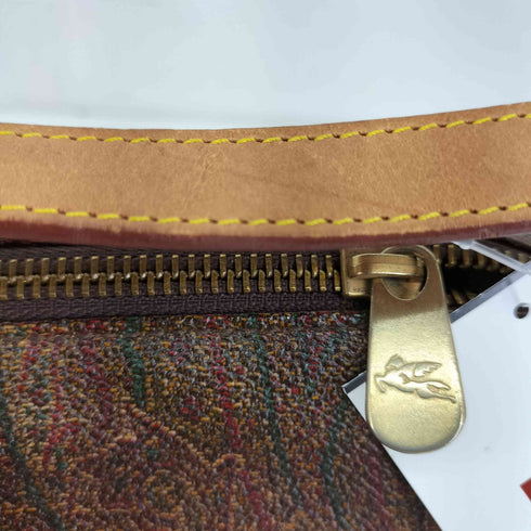 エトロ ETRO ペイズリー柄 ミニレザーハンドバッグ レディース