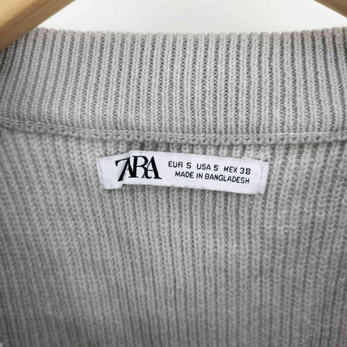 ザラ ZARA ラグランスリーブ コットンニット セーター メンズ import:S