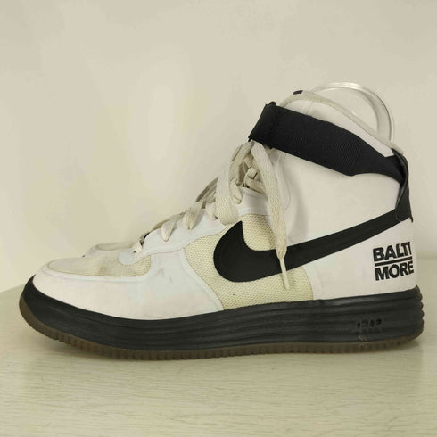 ナイキ NIKE LUNAR FORCE 1 HYP HI CITY BALTIMORE ルナフォース1 ハイパーフューズ ハイ シティー ボルティモア スニーカー メンズ JPN:26
