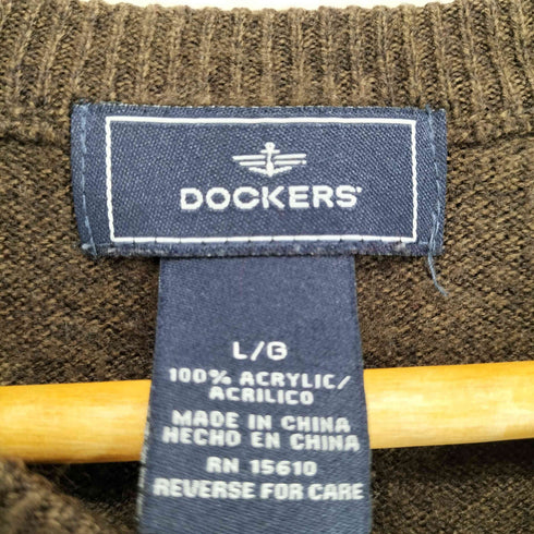 ドッカーズ DOCKERS アーガイルニットベスト メンズ JPN:L