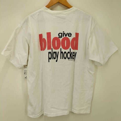 Aussie 90S USA製 アイスホッケープリント S/S Tシャツ メンズ import:M