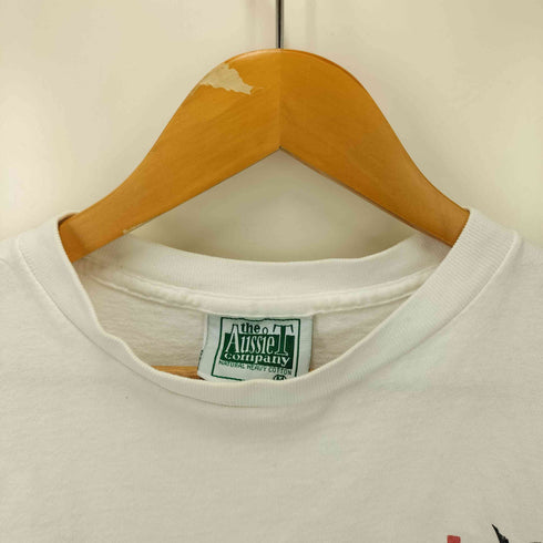 Aussie 90S USA製 アイスホッケープリント S/S Tシャツ メンズ import:M