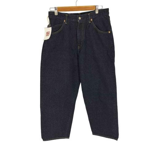 NEGATIVE DENIM 5P Wide Jeans ジップフライ ワイド デニム パンツ インディゴ 濃紺 メンズ JPN:2