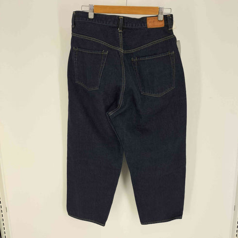 NEGATIVE DENIM 5P Wide Jeans ジップフライ ワイド デニム パンツ インディゴ 濃紺 メンズ JPN:2