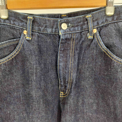 NEGATIVE DENIM 5P Wide Jeans ジップフライ ワイド デニム パンツ インディゴ 濃紺 メンズ JPN:2