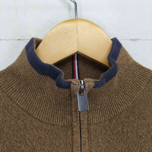 トミーヒルフィガー TOMMY HILFIGER ノルディック柄ハーフジップニット メンズ JPN:XL