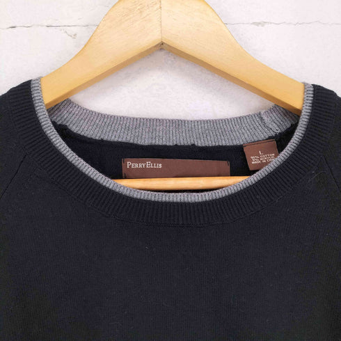 ペリーエリス PERRY ELLIS 90-00s クルーネックニット メンズ JPN:L