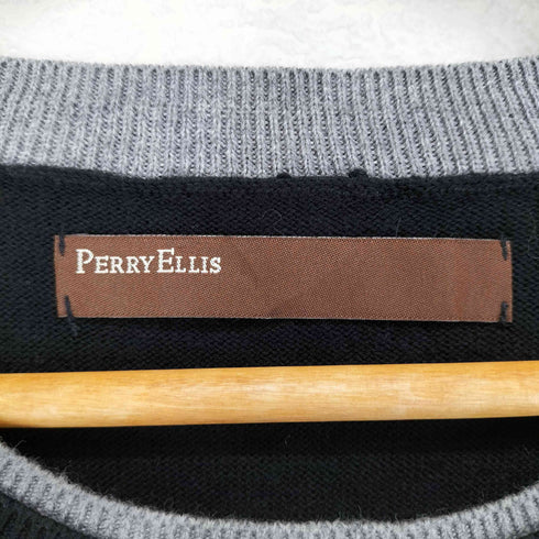ペリーエリス PERRY ELLIS 90-00s クルーネックニット メンズ JPN:L
