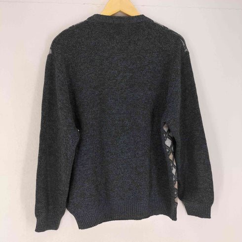 TISSAIA フロントダイヤモンド柄クルーネックニット メンズ JPN:M