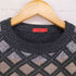 TISSAIA フロントダイヤモンド柄クルーネックニット メンズ JPN:M