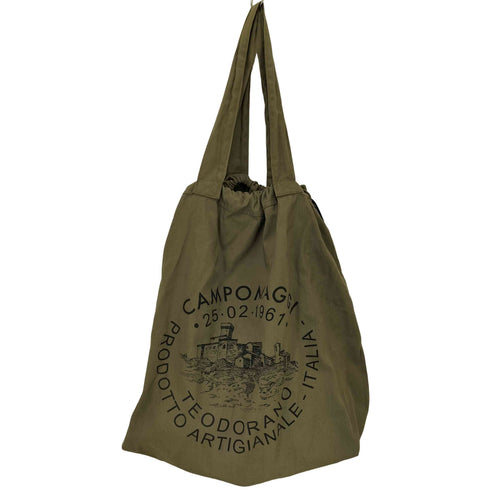 カンポマッジ campomaggi プリント 巾着 トートバッグ メンズ