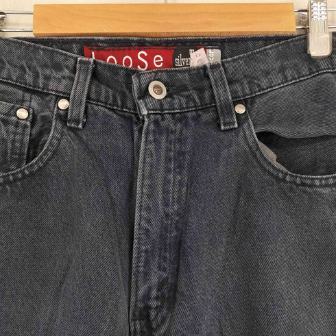 リーバイス Levis 90s 664 LOOSE silver Tab ブラックデニムパンツ メンズ M 9/10