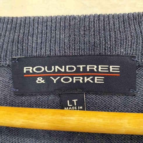 ラウンドツリーアンドヨーク roundtree&yorke Vネックニットベスト メンズ JPN:L
