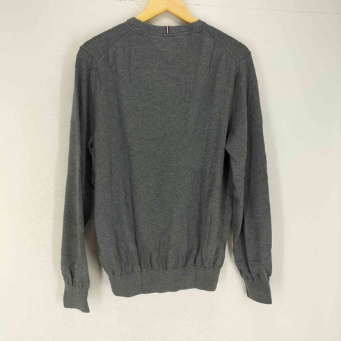 トミーヒルフィガー TOMMY HILFIGER ロゴ刺繍クルーネックニット メンズ JPN:L