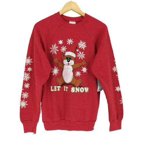 タルテックス TULTEX 90s- LET IT SNOW ラグランスウェット メンズ JPN:L