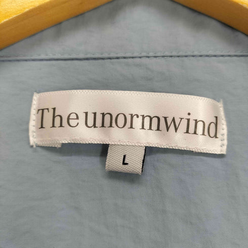 {The unormwind 胸刺繍ロゴマルチポケットオーバーサイズテックワッシャーナイロンシャツ SELECT メンズ JPN:L
