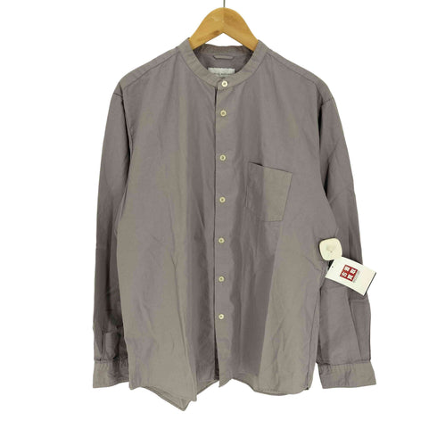 マニュアルアルファベット MANUAL ALPHABET LOOSE FIT BAND COLLAR SHT ルーズ フィット バンドカラー シャツ メンズ JPN:3