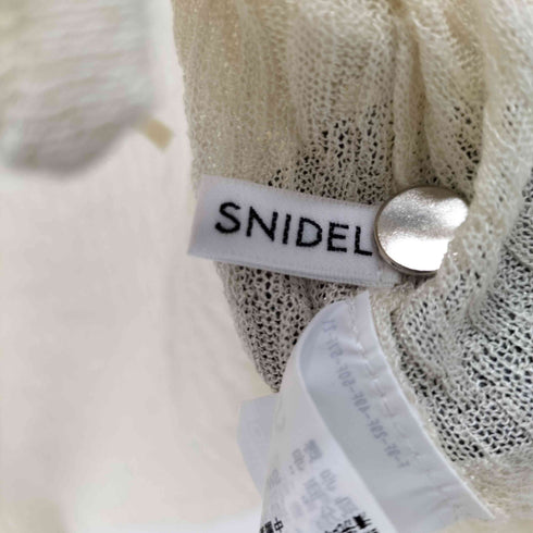 スナイデル snidel 2024AW シアーボレロカーディガン レディース ONE SIZE