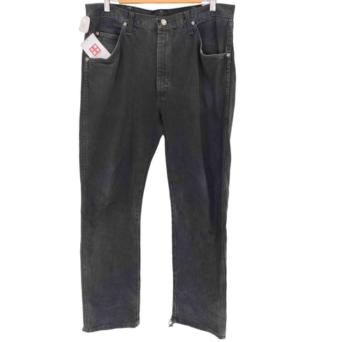 ラングラー Wrangler Mexico製 ブラックデニムパンツ メンズ W36
