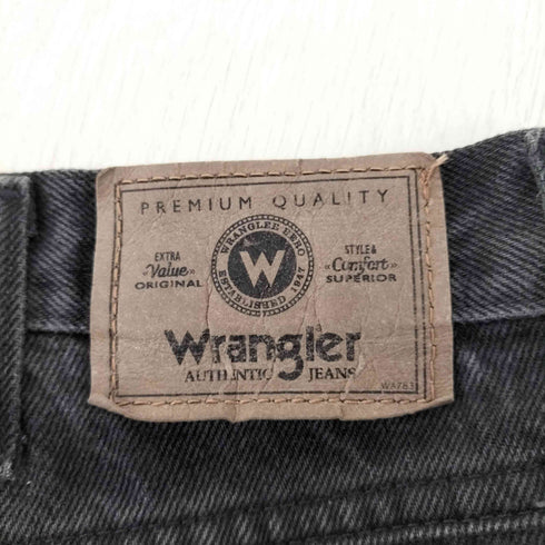 ラングラー Wrangler Mexico製 ブラックデニムパンツ メンズ W36