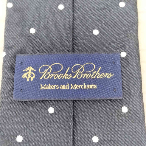 ブルックスブラザーズ BROOKS BROTHERS ドット柄 コットンネクタイ メンズ