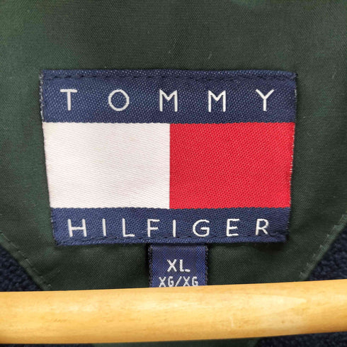 トミーヒルフィガー TOMMY HILFIGER 90s 裏ボア スイングトップジャケット レディース import:XL