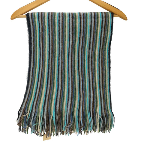 キャサリンハムネットロンドン KATHARINE HAMNETT LONDON アクリル ストライプマフラー レディース FREE