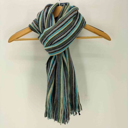 キャサリンハムネットロンドン KATHARINE HAMNETT LONDON アクリル ストライプマフラー レディース FREE
