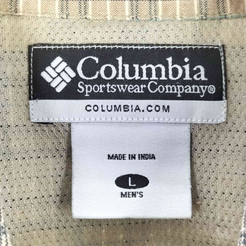 コロンビアスポーツウェア Columbia Sportswear ショートスリーブチェックシャツ メンズ import:L