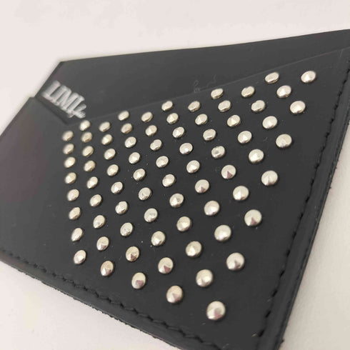 リミフゥ LIMI feu Rubber Touch Leather Studs Card Case レディース