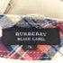 バーバリーブラックレーベル BURBERRY BLACK LABEL ノバチェック コットン ストレート パンツ メンズ 76