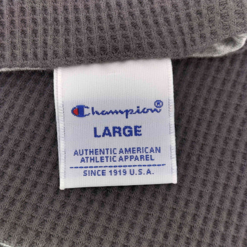 チャンピオン Champion ワッフルクルーネックカットソー メンズ L
