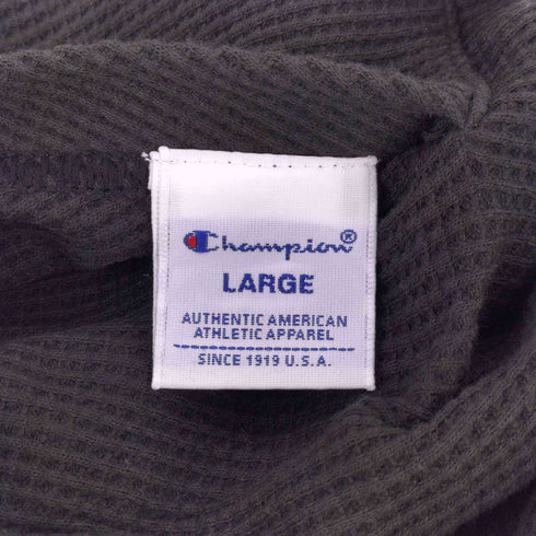 チャンピオン Champion ロゴ刺繍 サーマルジップアップリバーシブルパーカー メンズ JPN:L